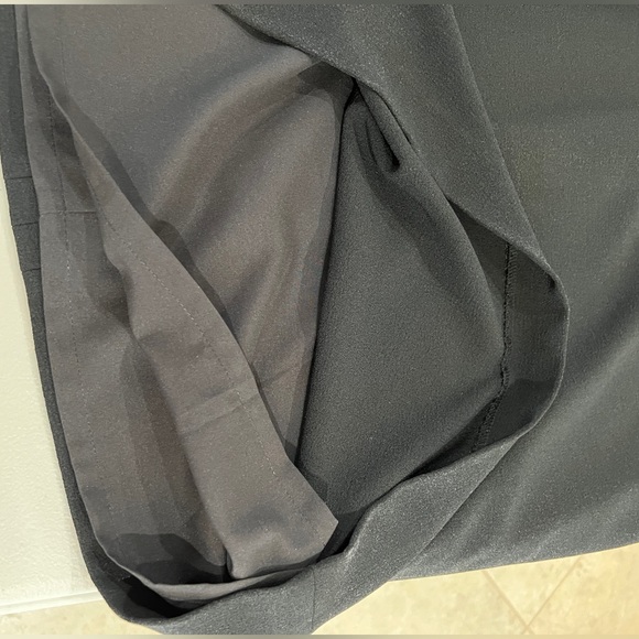 Anne Taylor color block dress, black with stylized leopard print. Size 12 EUC - Picture 4 of 13